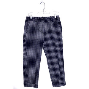 Talbots Cropped Chino Pants Women Size 6 Petite Black And White *